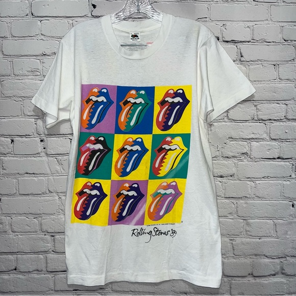 Vintage Rolling Stones Single Stitch The North American Tour Concert T-Shirt - Picture 1 of 17